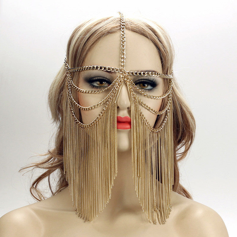 Fringed headdress hair accessories