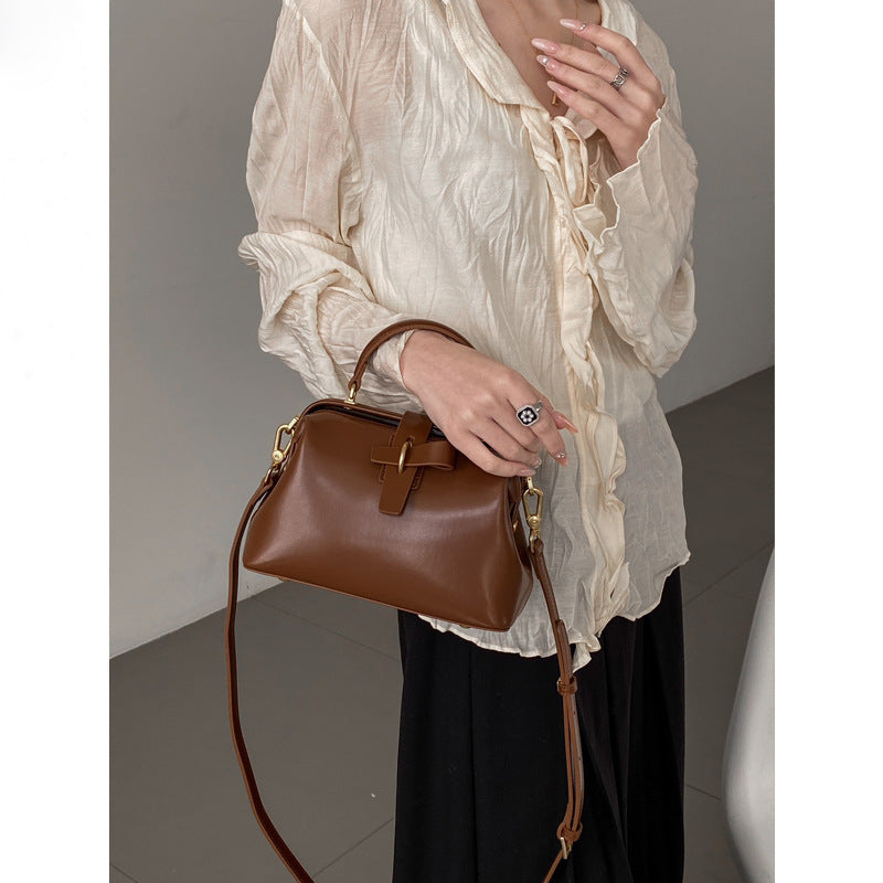 Affordable Luxury Fashion Cowhide Handbag Women