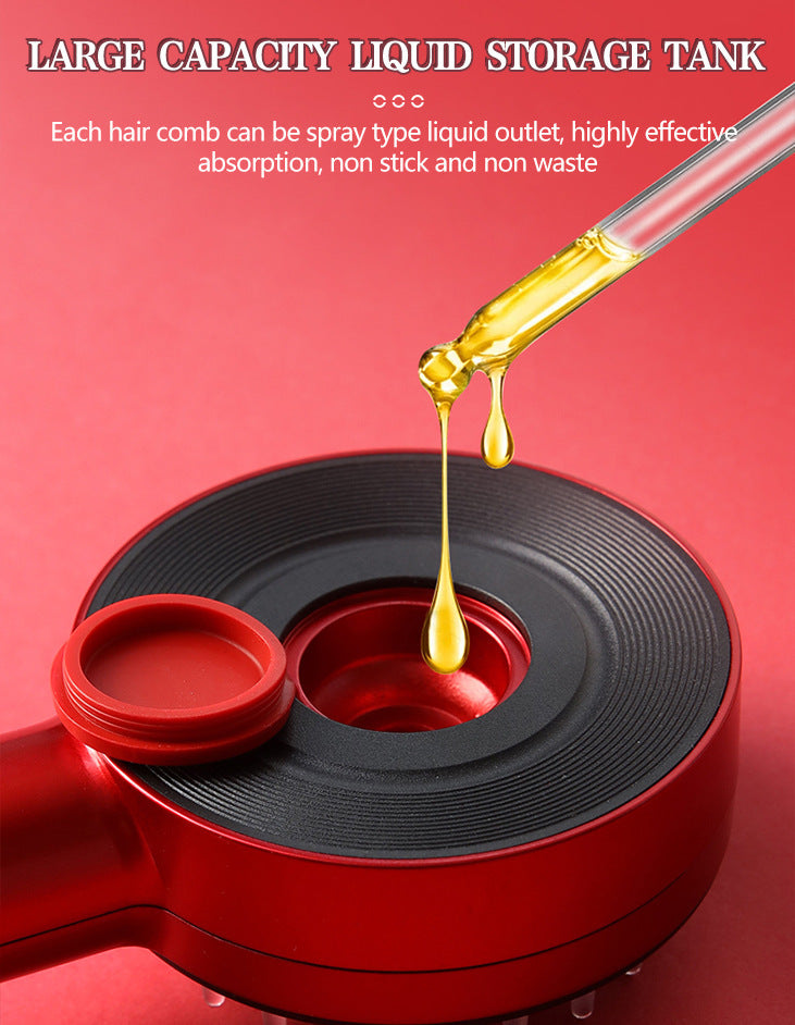 Scalp Massage Comb Red Light Hair Growth Device Nano Spray Set