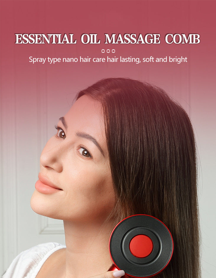 Scalp Massage Comb Red Light Hair Growth Device Nano Spray Set