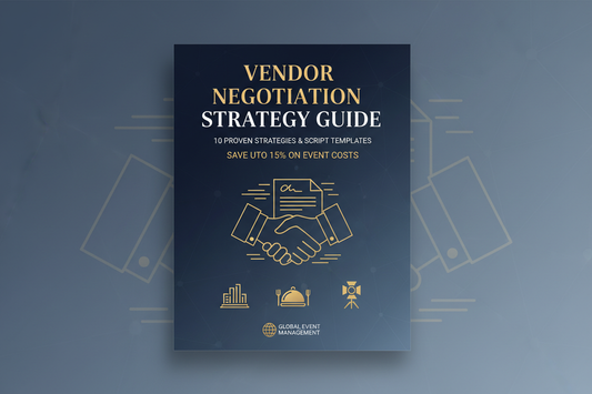 Vendor Negotiation Strategy Guide	E-book/PDF. A quick-read guide containing 10 proven strategies and script templates for negotiating contracts with venues, caterers, and AV companies to save up to 15% on event costs.